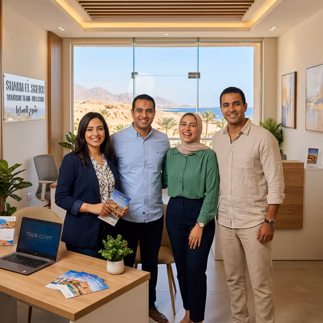 Oday Tourism team in Sharm El-Sheikh, Egypt